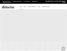Tablet Screenshot of grupodidactia.com